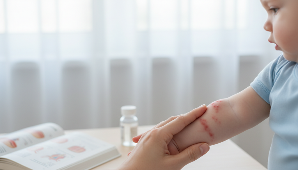 영유아 두드러기가 갑자기 퍼질 때, 원인과 구분 기준은
