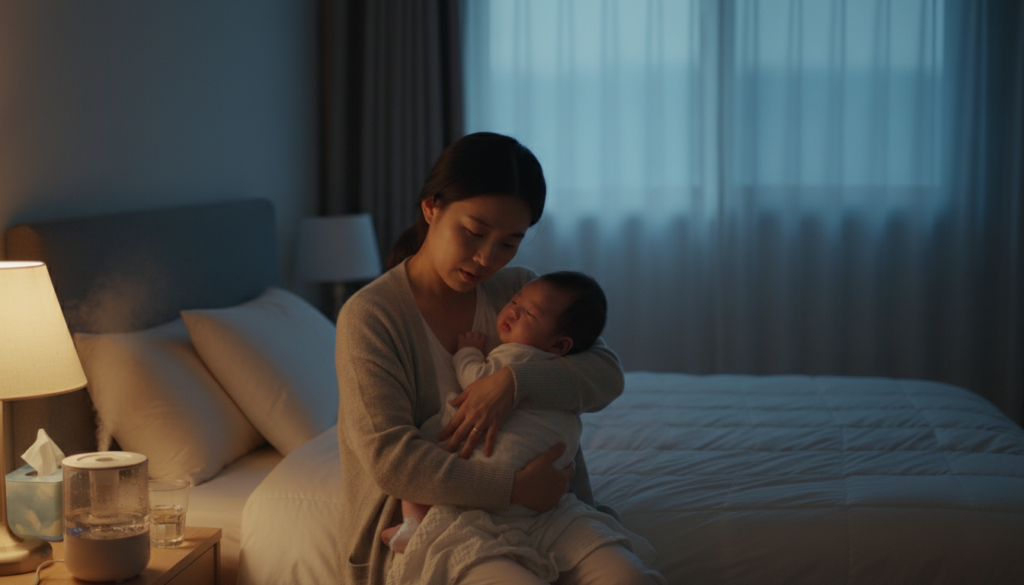 아기 코막힘이 새벽에 반복될 때, 검사가 필요한 경우는