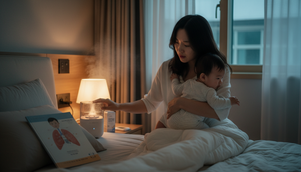 소아 쌕쌕거림이 쌕쌕거릴 때, 집에서 할 수 있는 관리 기준은