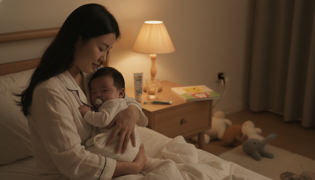 아기 양치 습관이 유난히 민감한 아이에게 필요할 때