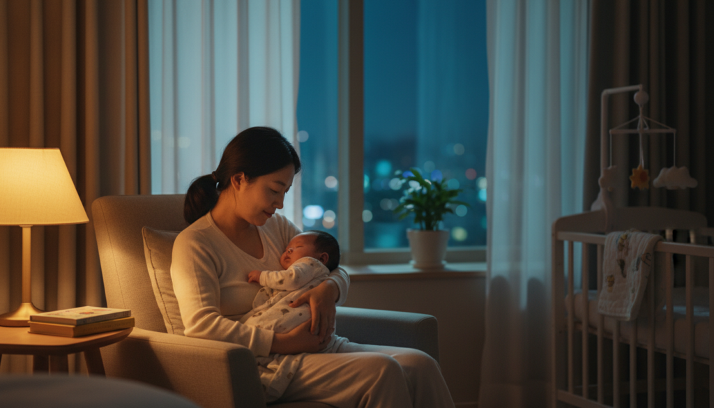 아기 햇빛 노출이 외출이 잦을 때 달라질 때