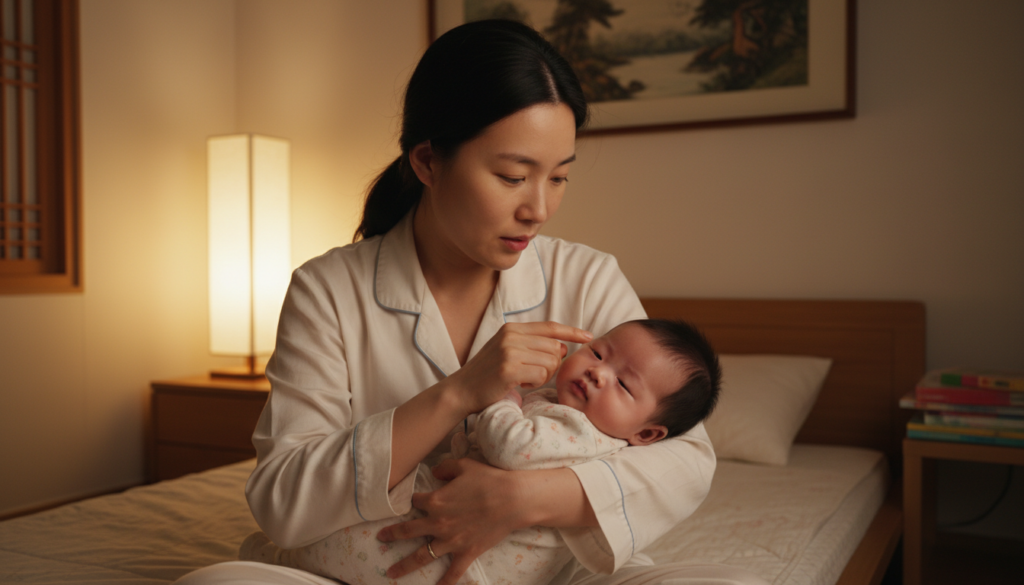 아기 눈곱이 귀를 잡아당길 때, 반복될 때 확인할 기준은