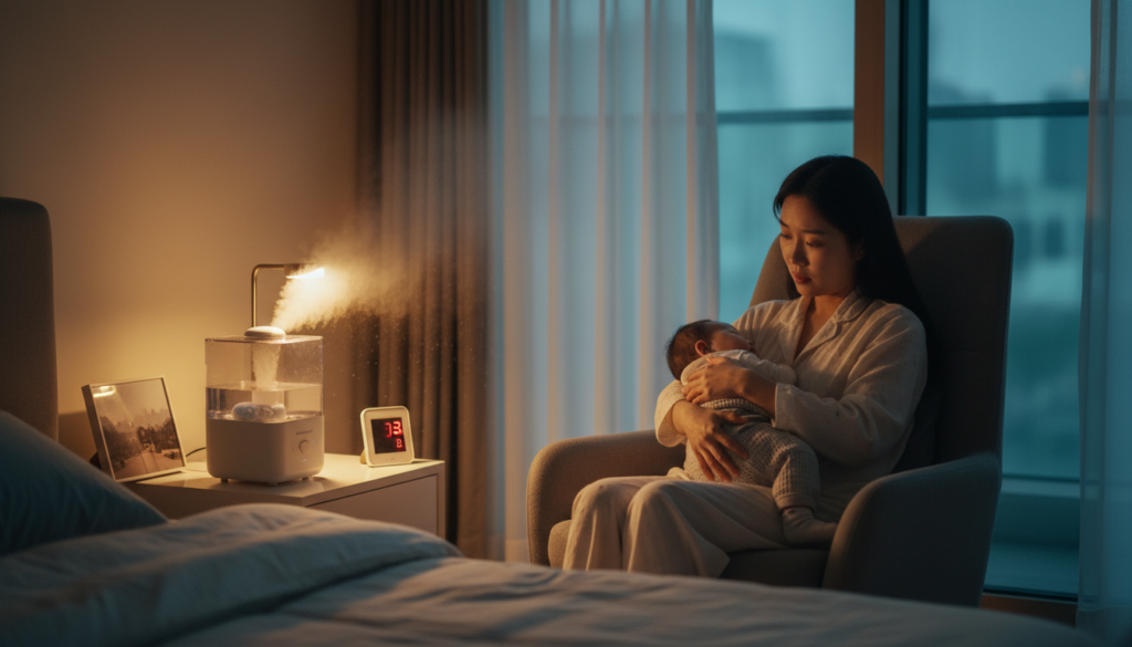 유아 가습기 사용이 미세먼지 많은 날 고민될 때