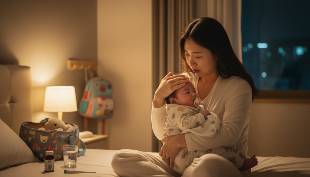 영유아 발열이 어린이집 다녀온 뒤 생길 때, 검사가 필요한 경우는