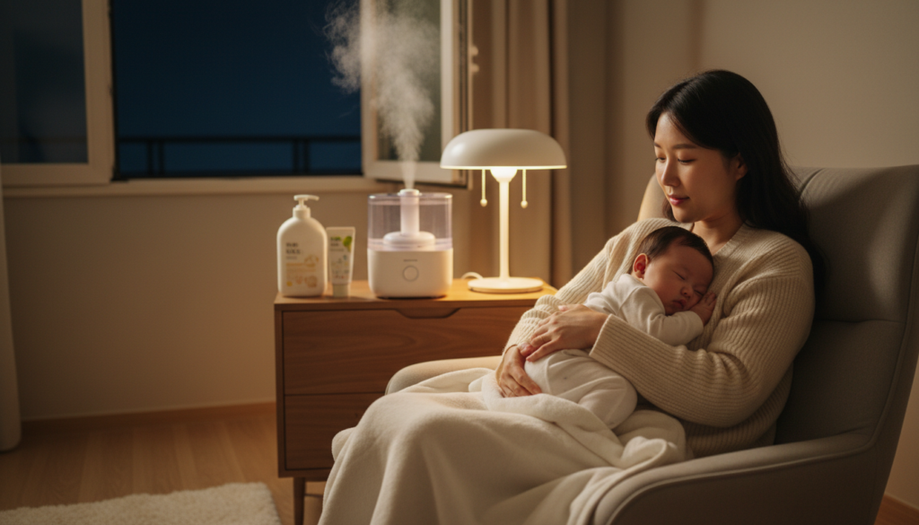 영유아 보습이 실내 공기가 건조할 때 필요할 때, 루틴을 만드는 방법은