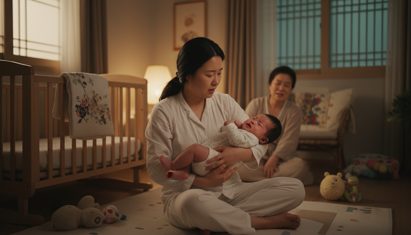 아기 야경증이 낯선 사람 앞에서 나타날 때, 정상 범위로 볼 수 있을까