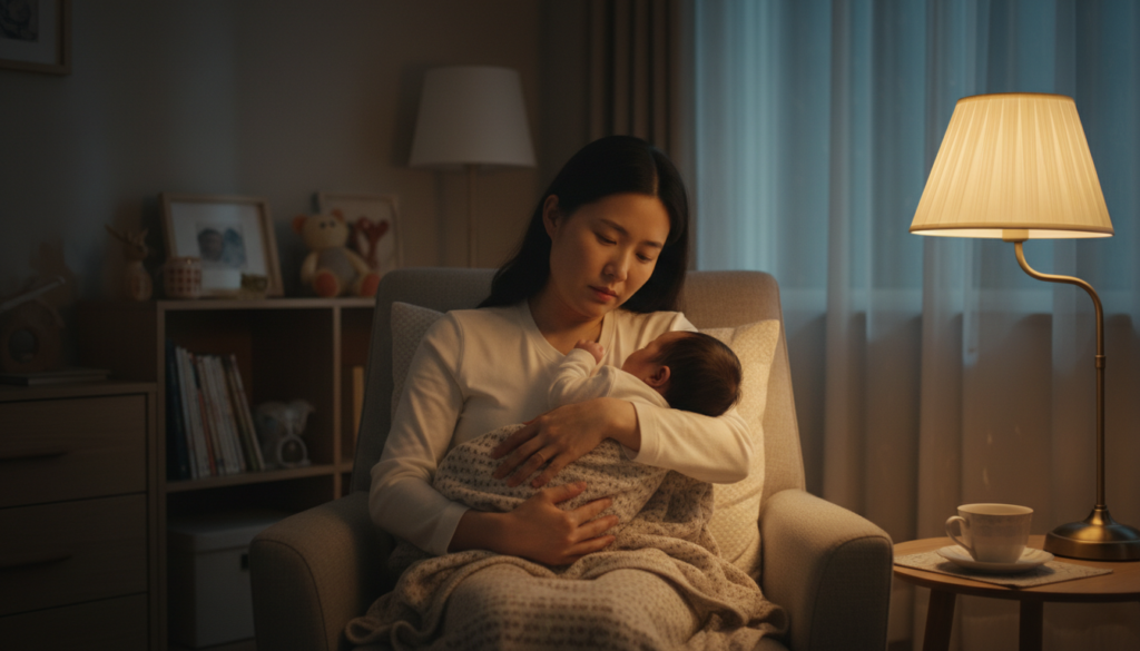 아기 반복 행동이 잠들기 전 악화될 때, 정상 범위로 볼 수 있을까