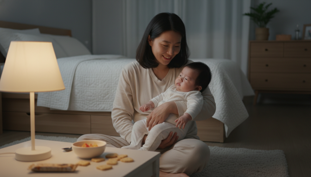 아기 소식이 씹는 걸 어려워할 때, 간식 조절 기준은