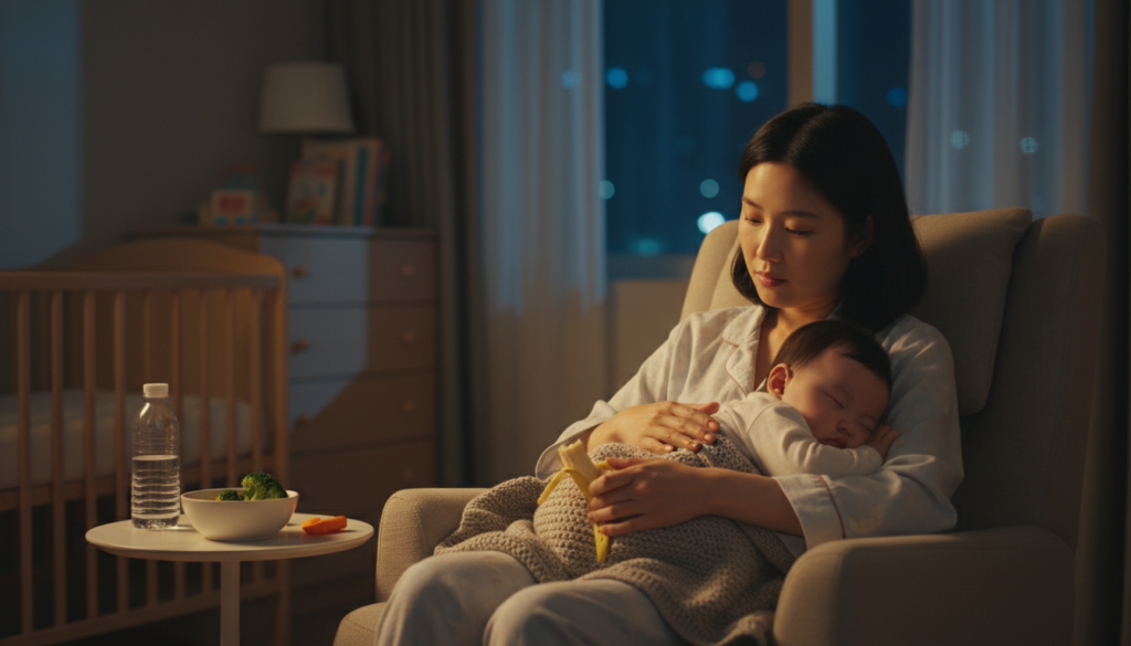 영유아 식사 시간이 채소를 계속 거부할 때, 간식 조절 기준은