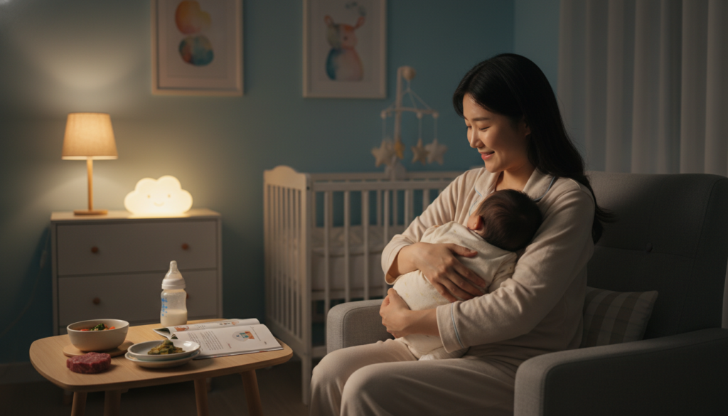 유아 고기 거부가 우유를 과하게 마실 때, 식단 구성 기준은