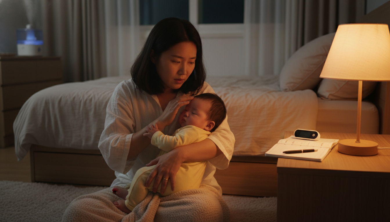 영유아 체온이 낮은 상태가 1주 넘게 이어질 때, 반복될 때 확인할 기준은