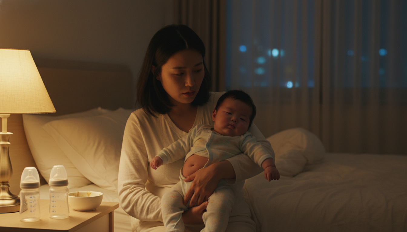 유아 복부 팽만이 식후에 나타날 때, 언제 병원에 가야 할까